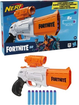 NERF FORTNITE WYRZUTNIA SR Z CELOWNIKIEM + 8 STRZAŁEK HASBRO
