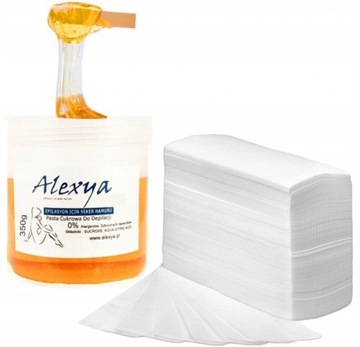 Воск для депиляции бровей с корректирующими полосками для выщипывания бровей БОЛЬШОЙ НАБОР