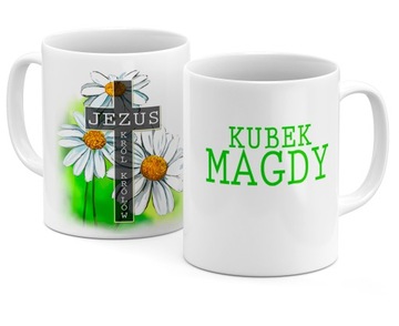 KUBEK CHRZEŚCIJANINA RELIGIJNY Z JEZUSEM IMIENNY