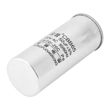 ПУСКОВОЙ КОНДЕНСАТОР ДЛЯ МОТОРА CBB65 50 мкФ, 450 В