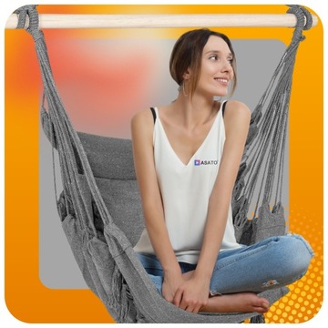 Бразильское кресло + гамак с потолочным креплением, подвесные садовые качели 120к