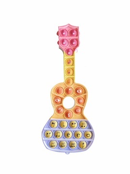 ИГРУШКА АНТИСТРЕСС POP IT ГИТАРА РАЗНЫХ ЦВЕТОВ