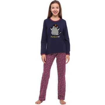 Merry Style Piżama dziecięca młodzieżowa 170 z nadrukiem MS10-240