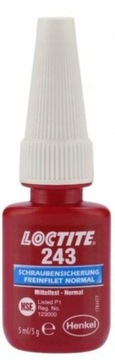LOCTITE 243 KLEJ DO ZABEZPIECZANIA GWINTÓW - NIEBIESKI - 5 ml