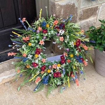 Весенний и летний венок дверной венок,