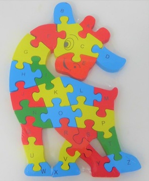 PUZZLE drewniane układanka EDUKACYJNE