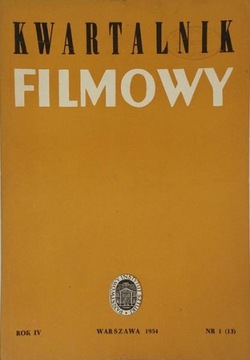 Kwartalnik Filmowy nr 1 1954
