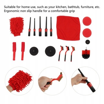 Набор инструментов для чистки автомобиля 18 шт.