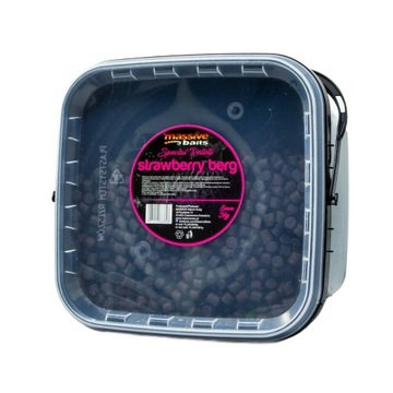 ПЕЛЛЕТЫ СПЕЦ КЛУБНИКА БЕРГАМОТ 8 мм 3 кг МАССИВНЫЕ ПРИМАНКИ