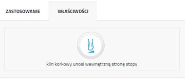 MAZBIT WKŁADKI PROFILOWANE SUPINUJĄCE NA KOŚLAWOŚĆ STĘPU 10mm - 6123 R33/34