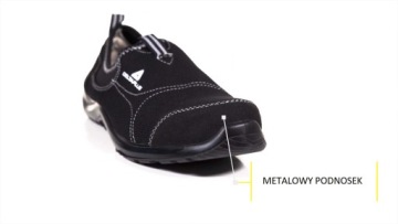 ЛЕГКАЯ ЗАЩИТНАЯ РАБОЧАЯ ОБУВЬ DELTA PLUS MIAMI S1P SRC ЧЕРНАЯ, РАЗМЕР 37