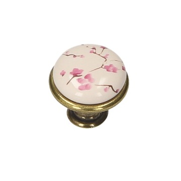 Gałka meblowa porcelana GP19-AB-MLK-17 Gamet