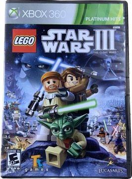 LEGO STAR WARS III płyta ideał komplet XBOX 360