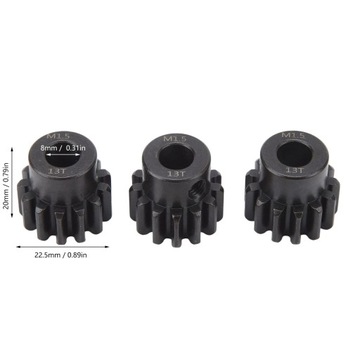 Звездочка M1.5 для радиоуправляемой машинки 1/5 1/8 1/10 3X