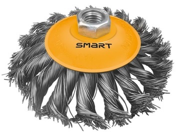 SZCZOTKA DRUCIANA TARCZOWA PLECIONA 125MM M14