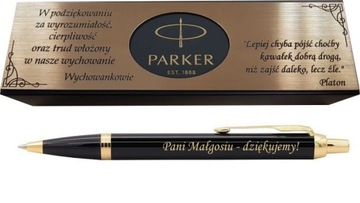 DŁUGOPIS PARKER IM prezent dla nauczyciela grawer