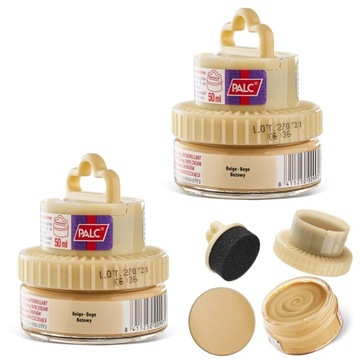 2x Beżowa Pasta Krem do Renowacji Obuwia Butów