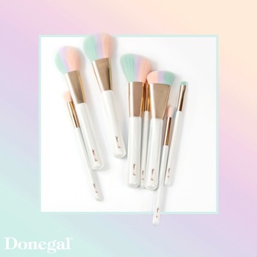 Donegal Кисть для макияжа, для моделирования лица, слегка скошенная кисть