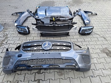 Mercedes 247 glb zderzak maska lampy pas chłodnice błotniki