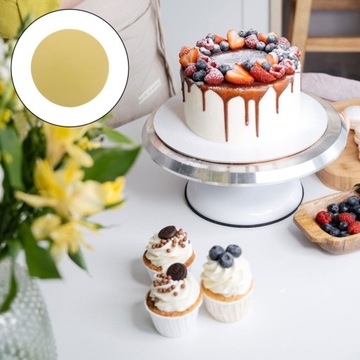 PODSTAWA DO CUPCAKE AKCESORIA TALERZE OKRĄGŁE DESKI ŻYWNOŚĆ