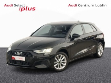 Audi A3 8Y Sportback 1.5 35 TFSI 150KM 2023 Audi A3 Sportback Kamera cofania ,Tempomat , Kluczyk komfortowy , Smartpho
