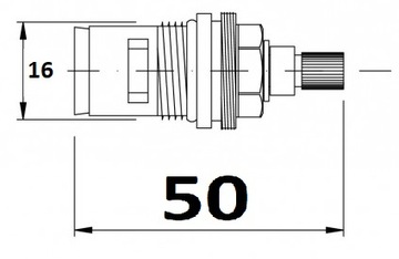 ГОЛОВКА АККУМУЛЯТОРА 3/8 ДЮЙМА, 15 ЗУБЦИЙ LONG ROYAL