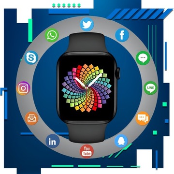 Умные часы ABRAMS SMARTWATCH SMART SPORT WATCH POLISH MENU черные