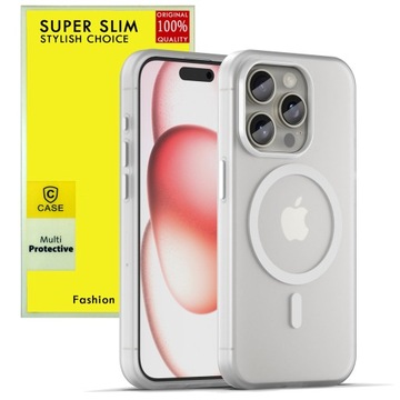 ETUI DO IPHONE 15 PRO MAX MAG CASE MAGNETYCZNE MATOWE DO MAGSAFE HYBRYDOWE