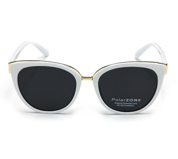 СОЛНЦЕЗАЩИТНЫЕ ОЧКИ ЖЕНСКИЕ ПОЛЯРИЗОВАННЫЕ, фильтр UV 400, модный белый цвет