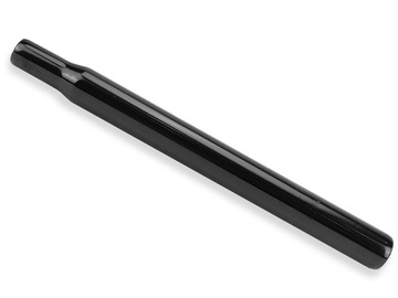 CZARNY Wspornik siodła stalowy sztyca rura podsiodłowa 25,4mm x 300 mm