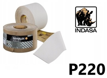 Papier ścierny INDASA WHITE 115 mm P220 METR