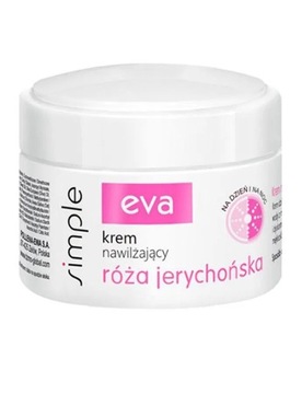Krem nawilżający z różą jerychońską Eva Simple 50