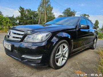 Mercedes Klasa C W204 Kombi T204 Facelifting 350 CDI BlueEFFICIENCY 265KM 2013 Mercedes-Benz Klasa C LADNY 350 CDI AMG Full Wypas 3.0 Diesel 265KM, zdjęcie 1