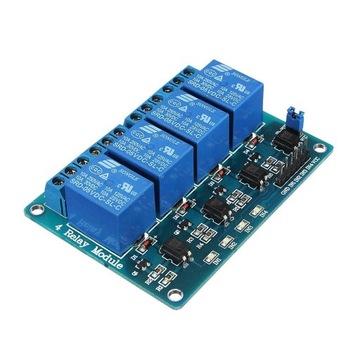 w-5V 4-канальный модуль релейного управления с оптопарой для управления умным домом