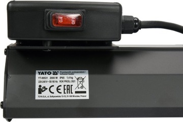 YATO PROMIENNIK PODCZERWIENI TARASOWY LAMPA 2000W