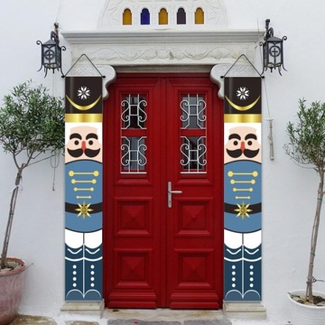 Рождественский декоративный баннер 