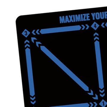 Футбольный тренировочный коврик Тренировочный ковер Контроль темпа мяча Синий