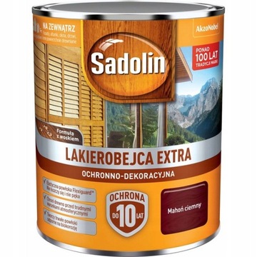 LAKIEROBEJCA SADOLIN CIEMNY MAHOŃ 0,75L