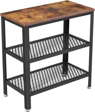 KONSOLA LOFT INDUSTRIALNA brąz DO PRZEDPOKOJU SALONU 60cm Nowoczesny Styl