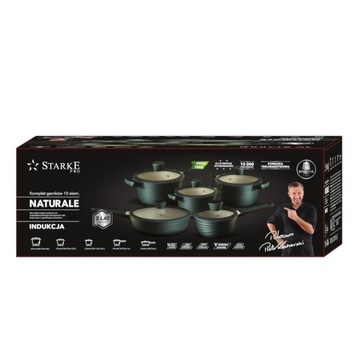 Элегантный НАБОР КОРЗИН, СКОВОРОДА, ИНДУКЦИЯ, МРАМОРНЫЕ кастрюли, Naturale