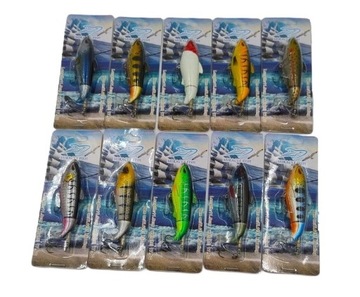WOBLER SZCZUPAK SANDACZ DRAPIEŻNIK SPINNING 11,5CM 17,5G
