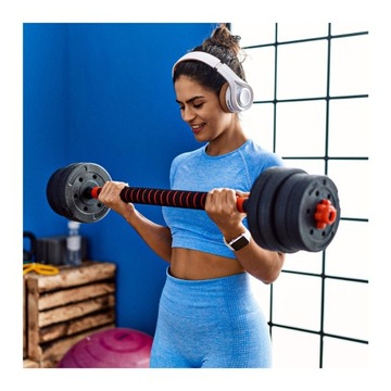 Набор тренировочных битумных гантелей Регулируемые гантели Athler Lion 20.