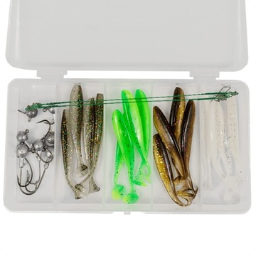 НАБОР СПИНИНГОВЫХ ПРИМЕН 7 СМ SAHIDO RIP ACTION OSMO НАБОР 30 ШТ. СУДАК