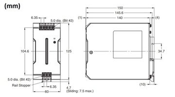Zasilacz na szynę 24VDC 10A 120W OMRON S8VK-C24024