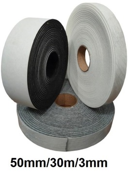 FILC Z KLEJEM TAŚMA FILCOWA AKUSTYCZNA izolacyjna 50mm 30m 3mm PAPER-TECH