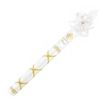 Свеча ПЕЧАТЬ имени и даты ПРИЧАЩЕНИЕ ПОДАРОК