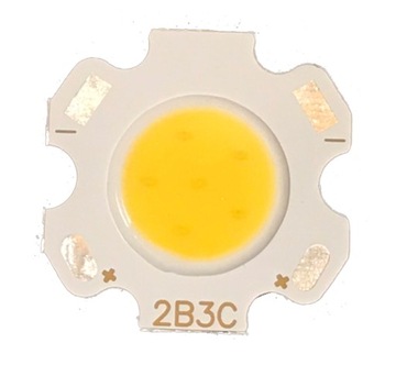 LED COB 2B3C 3W 9-12V BARWA BIAŁA NEUTRALNA 4000K