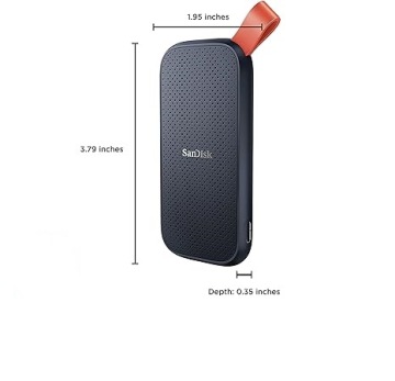 Портативный твердотельный накопитель SanDisk Portable 2TB 800MB/s