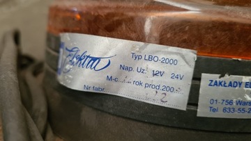 ВРАЩАЮЩАЯСЯ СИГНАЛЬНАЯ ЛАМПА ROOSTER ELEKTRA LBO-2000