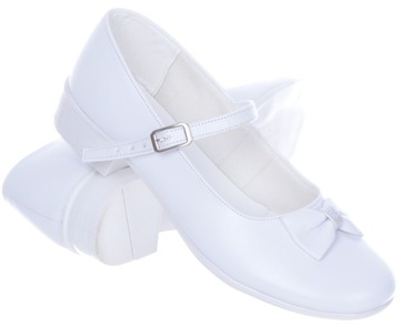 Buty Baleriny baletki komunijne dla dziewczynki 34